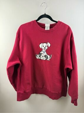 Vintage Disney Store 102 Dalmatians Embroidered Crewneck Sweatshirt Unisex XL